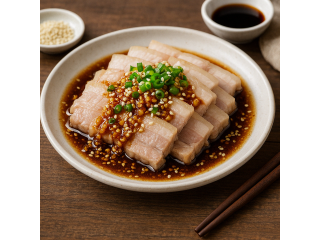 台灣料理蒜泥白肉的印尼版翻譯和菲律賓版翻譯